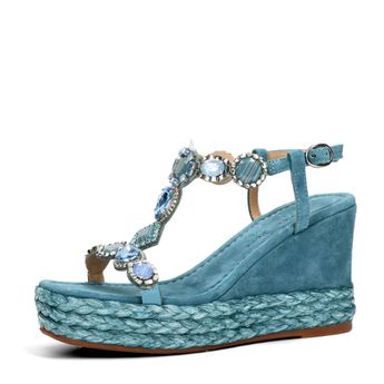 Alma en Pena dámske elegantné sandále - modré