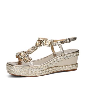 Alma en Pena dámske elegantné sandále - zlaté