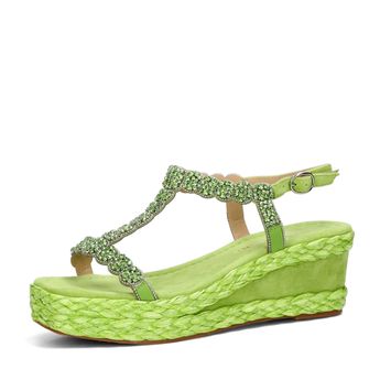 Alma en Pena dámske štýlové sandále - zelené