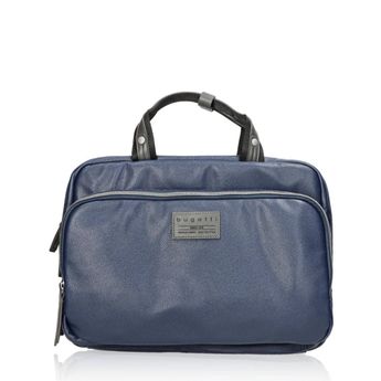 Bugatti pánska kvalitná taška na notebook - modrá