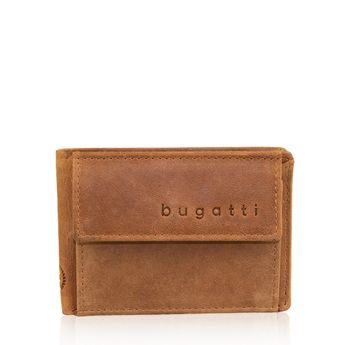 Bugatti pánska kožená peňaženka - koňaková