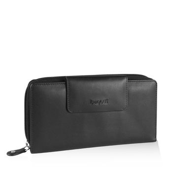 Bugatti dámska kožená štýlová peňaženka - čierna