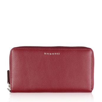 Bugatti dámska klasická kožená peňaženka - červená