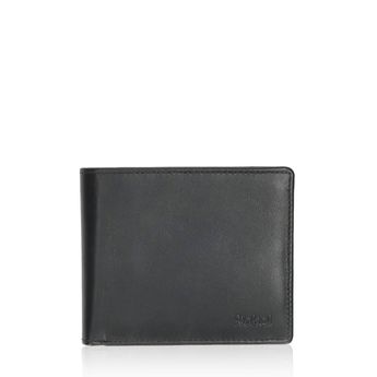 Robel pánska klasická kožená peňaženka - čierna
