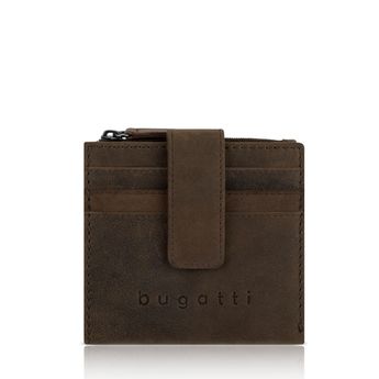 Bugatti pánska kožená peňaženka - hnedá