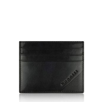 Bugatti pánska praktická peňaženka na kreditné karty - čierna