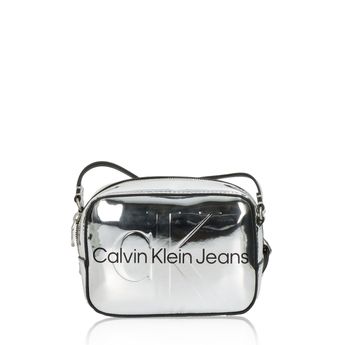 Calvin Klein dámska štýlová kabelka - strieborná