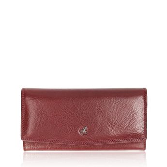 Cosset dámska klasická kožená peňaženka - bordová
