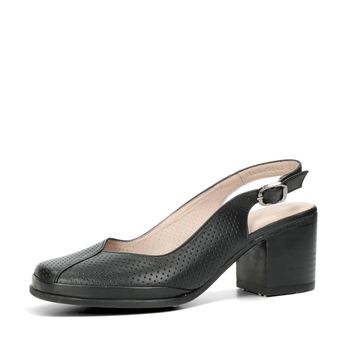 Robel dámske komfortné sandále na remienok - čierne