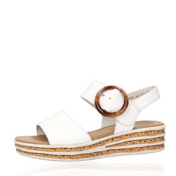 Gabor dámske kožené sandále - biele