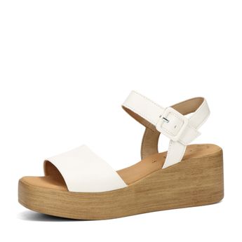 Gabor dámske kožené sandále - biele