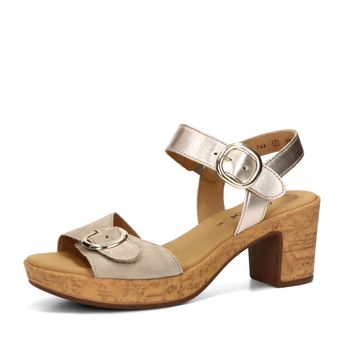 Gabor dámske komfortné sandále - béžovozlaté