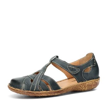 Josef Seibel dámske kožené sandále - tmavomodré