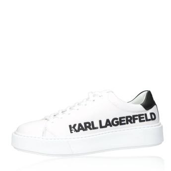 Karl Lagerfeld pánske kožené tenisky - biele