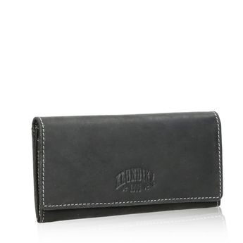 Klondike dámska kožená peňaženka - čierna
