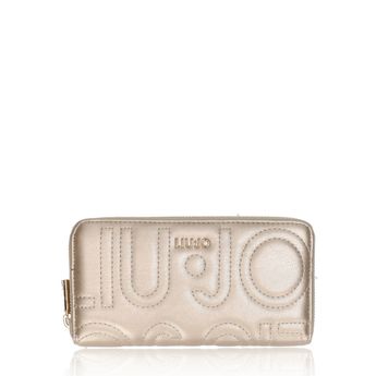 Liu Jo dámska štýlová peňaženka na zips - zlatá