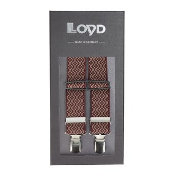 Lloyd pánske štýlové traky - bordové