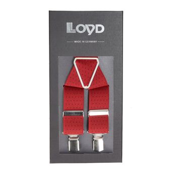 Lloyd pánske štýlové traky - červené