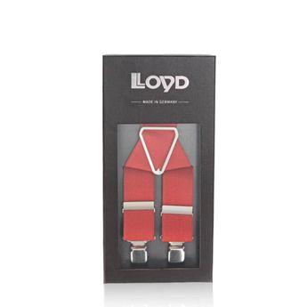 Lloyd pánske štýlové traky - červené