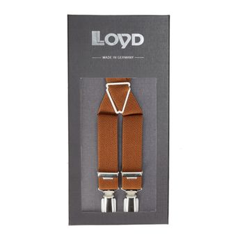 Lloyd pánske štýlové traky - koňakové