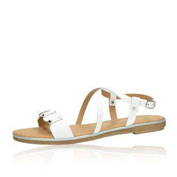 Marco Tozzi dámske štýlové sandále - biele
