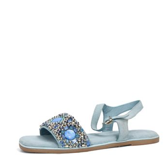 Marco Tozzi dámske štýlové sandále - modré