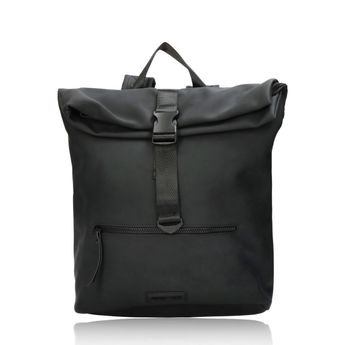Marco Tozzi dámsky štýlový ruksak - čierny