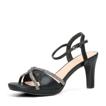 Menbur dámske elegantné sandále - čierne