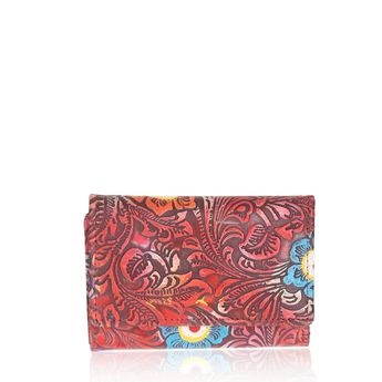 Mercucio dámska peňaženka s kvetovým motívom - viacfarebná