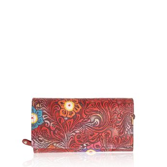 Mercucio dámska peňaženka s kvetovým motívom - viacfarebná