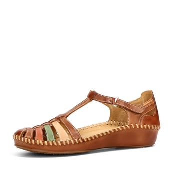 Pikolinos dámske kožené sandále - hnedé