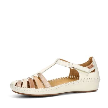 Pikolinos dámske kožené sandále - biele