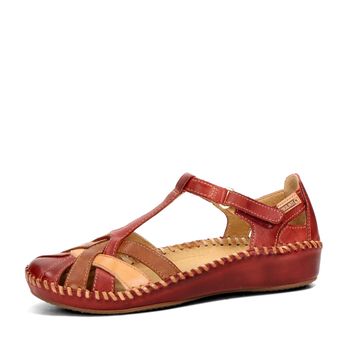 Pikolinos dámske kožené sandále - bordové