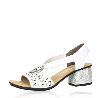Rieker dámske štýlové sandále - biele