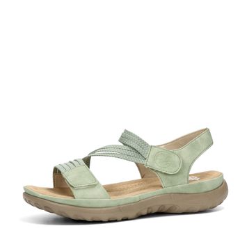 Rieker dámske komfortné sandále - zelené