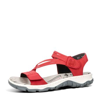 Rieker dámske komfortné sandále - červené
