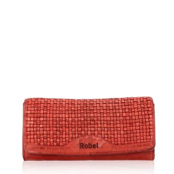 Robel dámska kožená peňaženka - červená