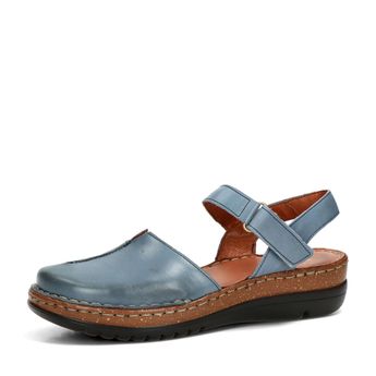 Robel dámske kožené sandále - modré