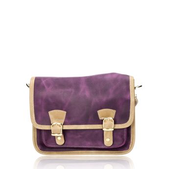 Robel dámska kožená kabelka - fialová
