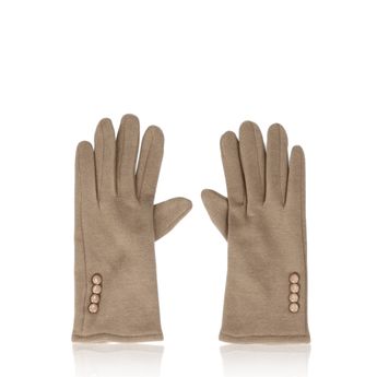 Robel dámske klasické zateplené rukavice -béžové