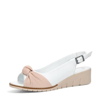 Robel dámske komfortné sandále - biele