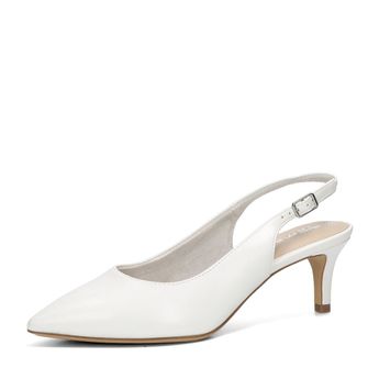 Tamaris dámske elegantné sandále - biele