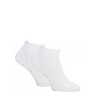 Tamaris dámske jednofarebné ponožky - biele