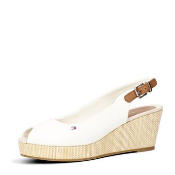 Tommy Hilfiger dámske letné sandále - biele