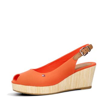 Tommy Hilfiger dámske letné sandále - oranžové