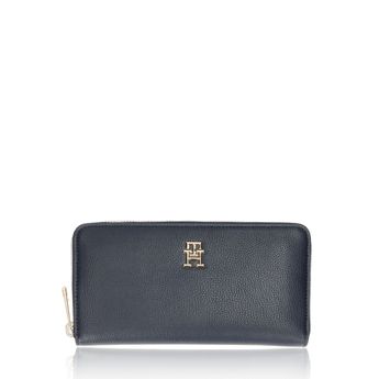 Tommy Hilfiger dámska klasická peňaženka na zips - tmavomodrá